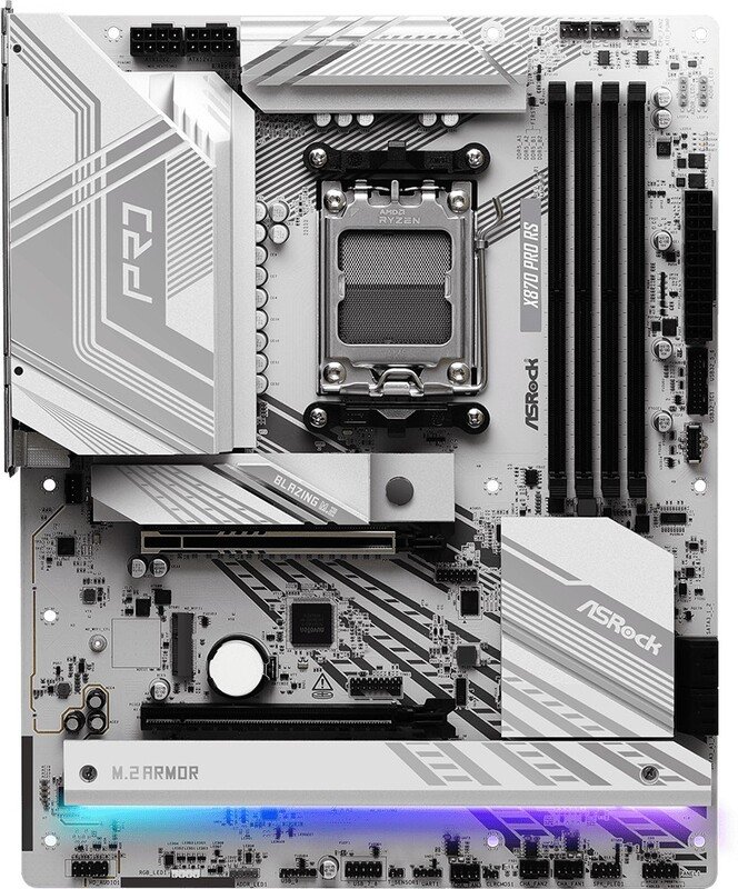 ASRock Asrock X870 Pro Rs - Moederbord - Amd X870 - Ddr5 - Pcie 5.0