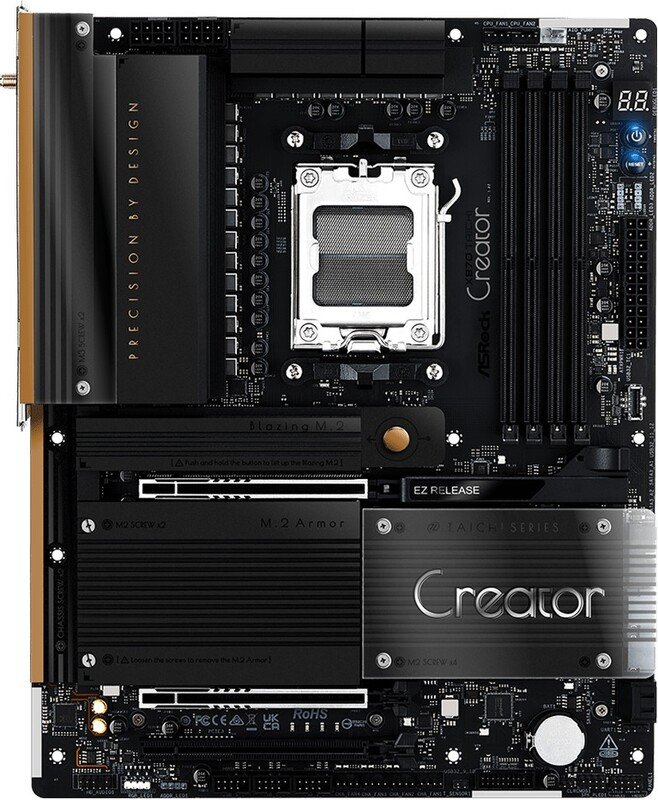 Asrock x870 taichi creator - ASRock X870 Taichi Creator AMD AM5 ATX Motherboard