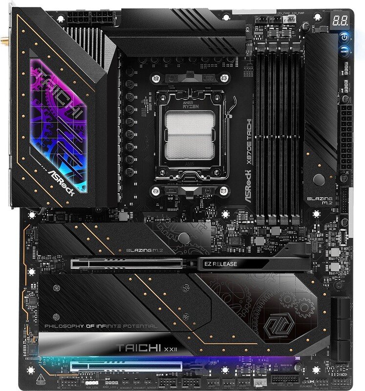 Asrock x870e taichi moederbord - ASRock X870E Taichi Moederbord