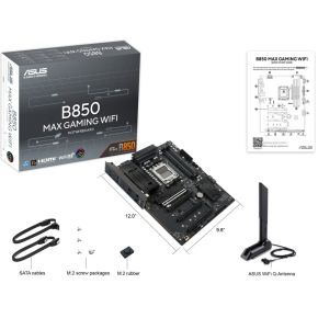 B850 MAX GAMING WIFI Moederbord (Black - afbeelding 5