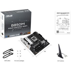 B850M MAX GAMING WIFI AMD B850 Socket AM5 micro ATX - afbeelding 8