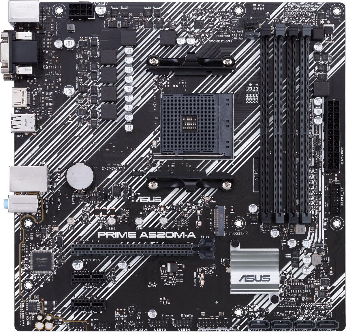 PRIME A520M-A II/CSM - , , , 4xDDR4, , 1x M.2, 1GbE Moederbord - afbeelding 7