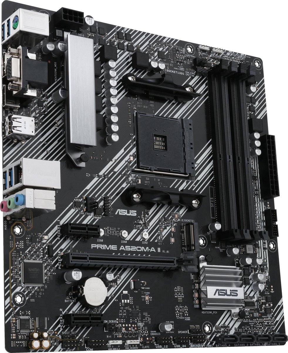 PRIME A520M-A II/CSM - , , , 4xDDR4, , 1x M.2, 1GbE Moederbord - afbeelding 9