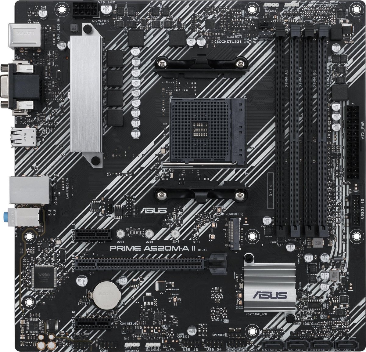 ASUS Asus Prime A520M-A Ii/Csm Amd A520 Socket Am4 Micro Atx
