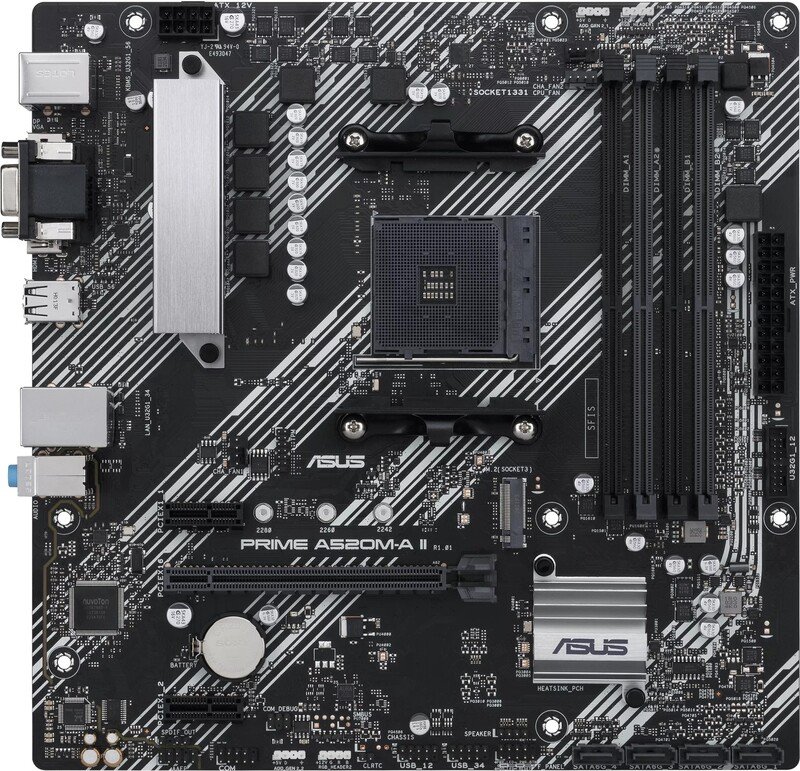 ASUS ASUS PRIME A520M-A II/CSM moederbord