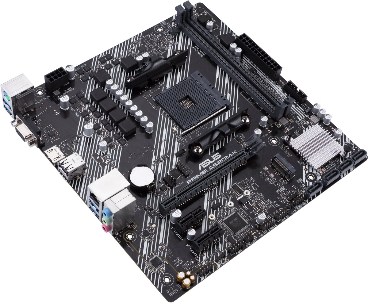 Asus Prime A520M-K - Moederbord - Socket Am4 - Micro-Atx - Amd A520 Chipset - afbeelding 4
