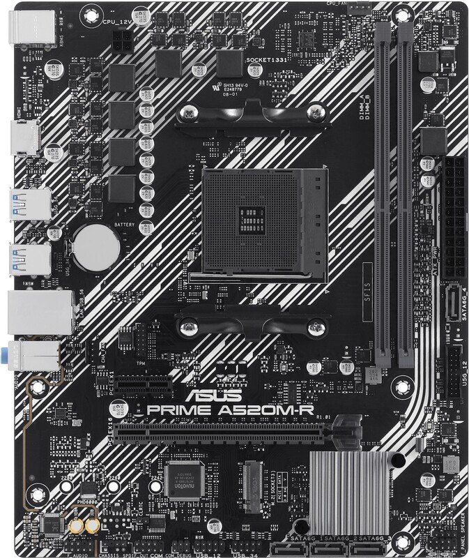 Asus prime a520m r moederbord - ASUS PRIME A520M-R Moederbord