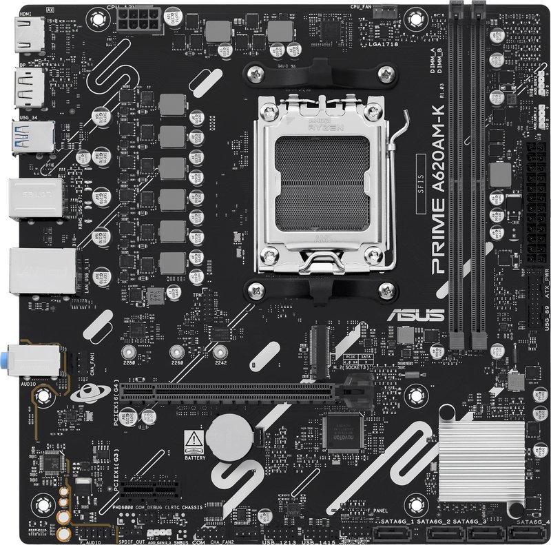 Asus prime a620am k - ASUS PRIME A620AM-K Moederbord