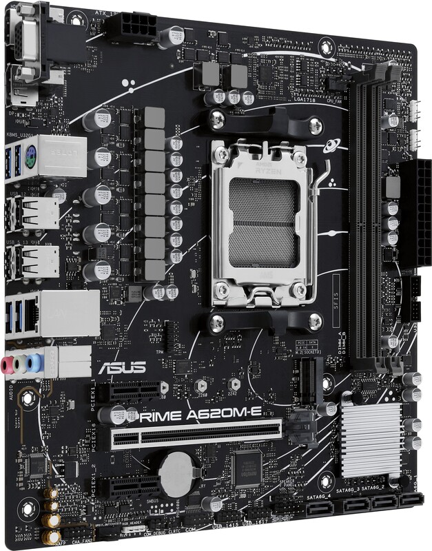 Asus prime a620m e csm amd a620 2 orig - ASUS PRIME A620M-E-CSM Moederbord