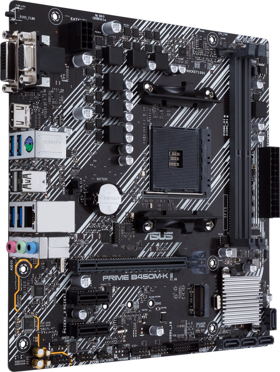 Asus Prime B450M-A Ii Amd B450 Socket Am4 Micro Atx moederbord - afbeelding 8
