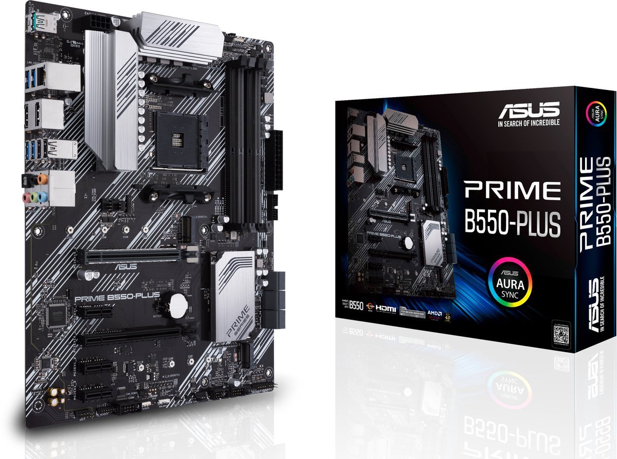 ASUS Asus Prime B550-Plus - Moederbord - Socket Am4 - Atx - Amd B550 Chipset