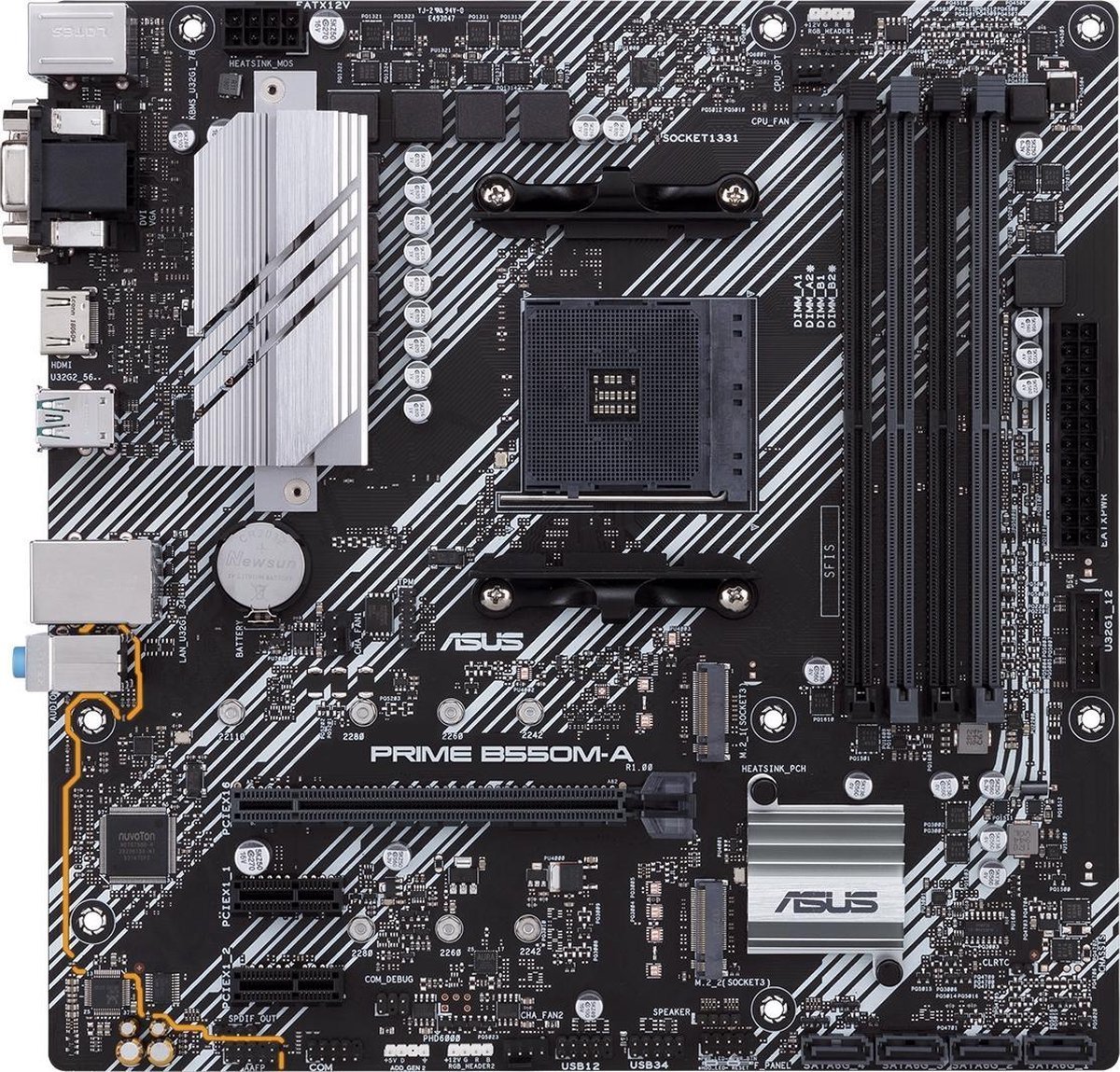 Asus Asus Prime B550M-A - Moederbord - Micro-Atx - Amd B550 - Socket Amd Am4