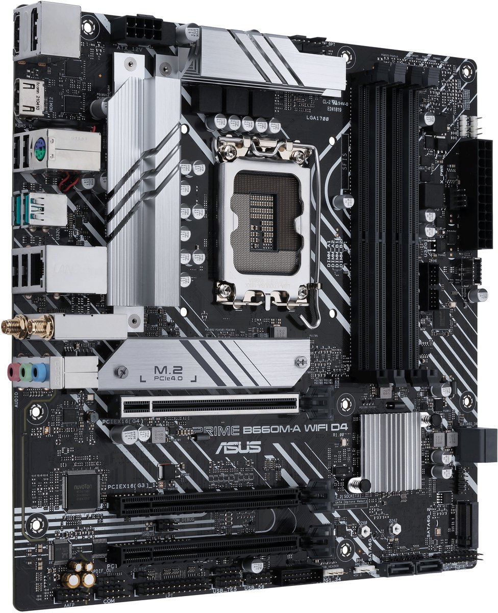 Asus Prime B660M-A Wifi D4 - Moederbord - Micro-Atx - Intel B660 - Socket 1700 - afbeelding 4