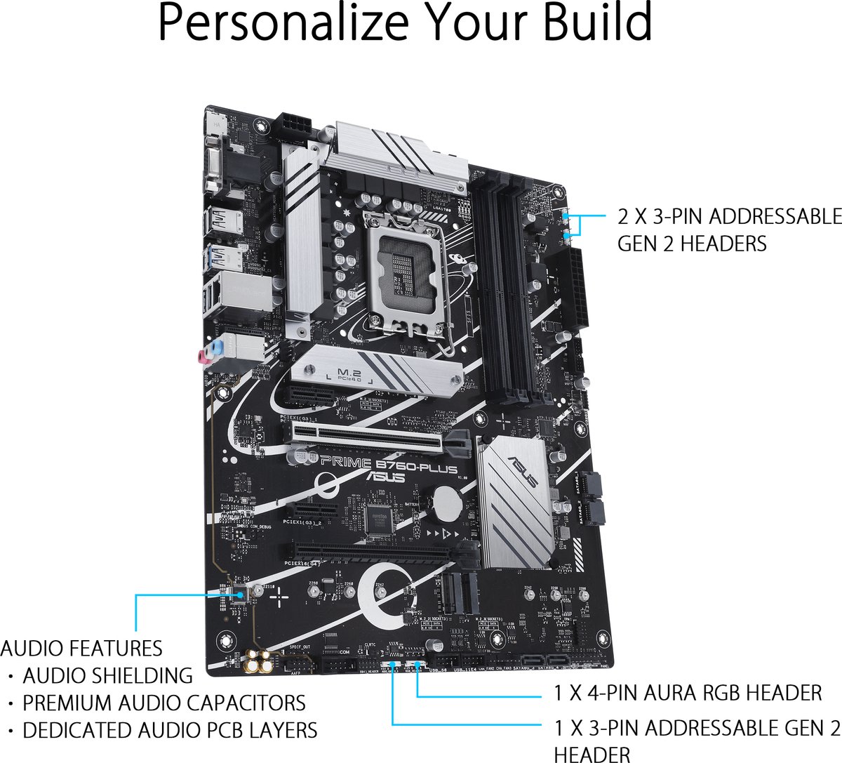Prime B760-PLUS LGA 1700 ATX Motherboard DDR5 - afbeelding 10