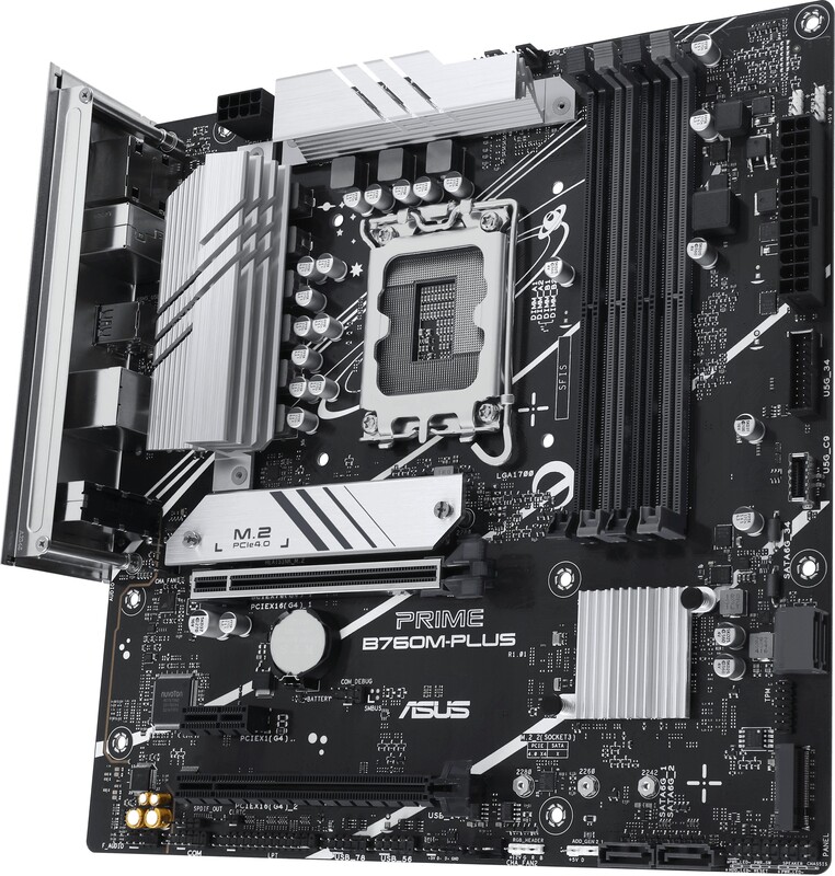 Asus prime b760m plus 3 orig - ASUS PRIME B760M-PLUS Moederbord