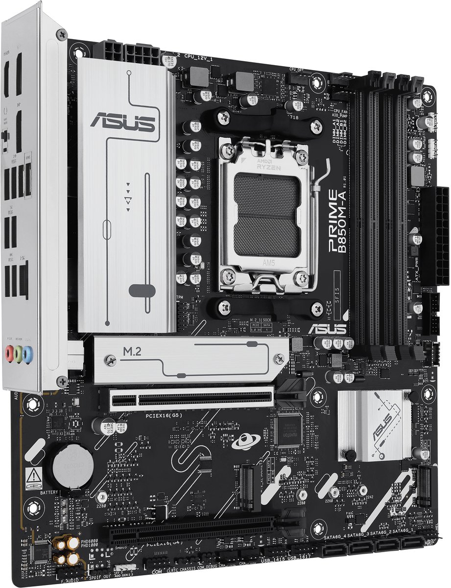 Asus Prime B850M-A-Csm Amd B850 Socket Am5 Micro Atx moederbord - afbeelding 4