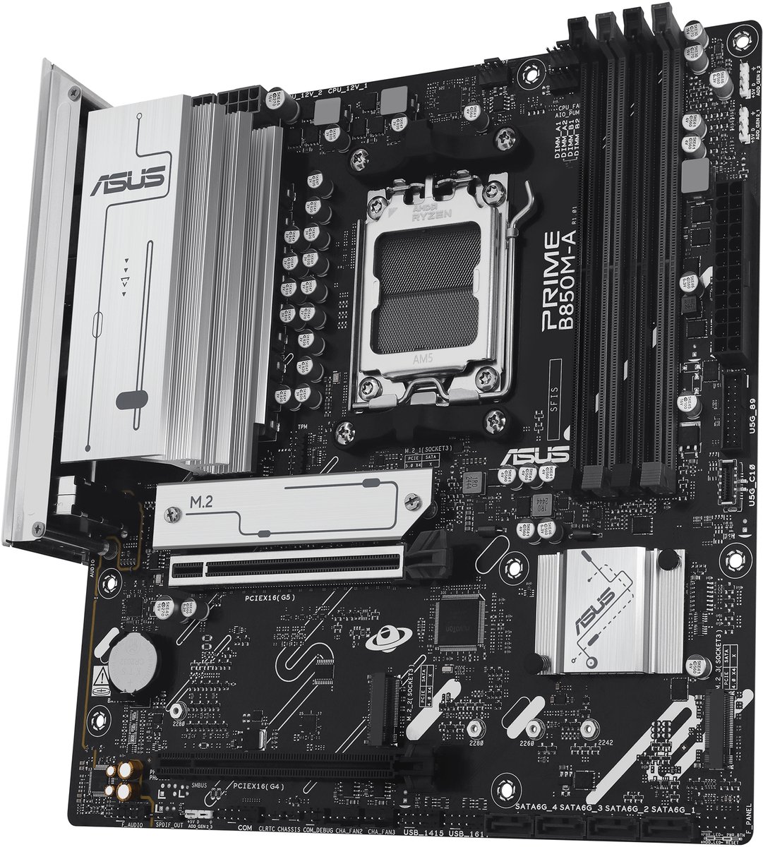 Asus Prime B850M-A-Csm Amd B850 Socket Am5 Micro Atx moederbord - afbeelding 5