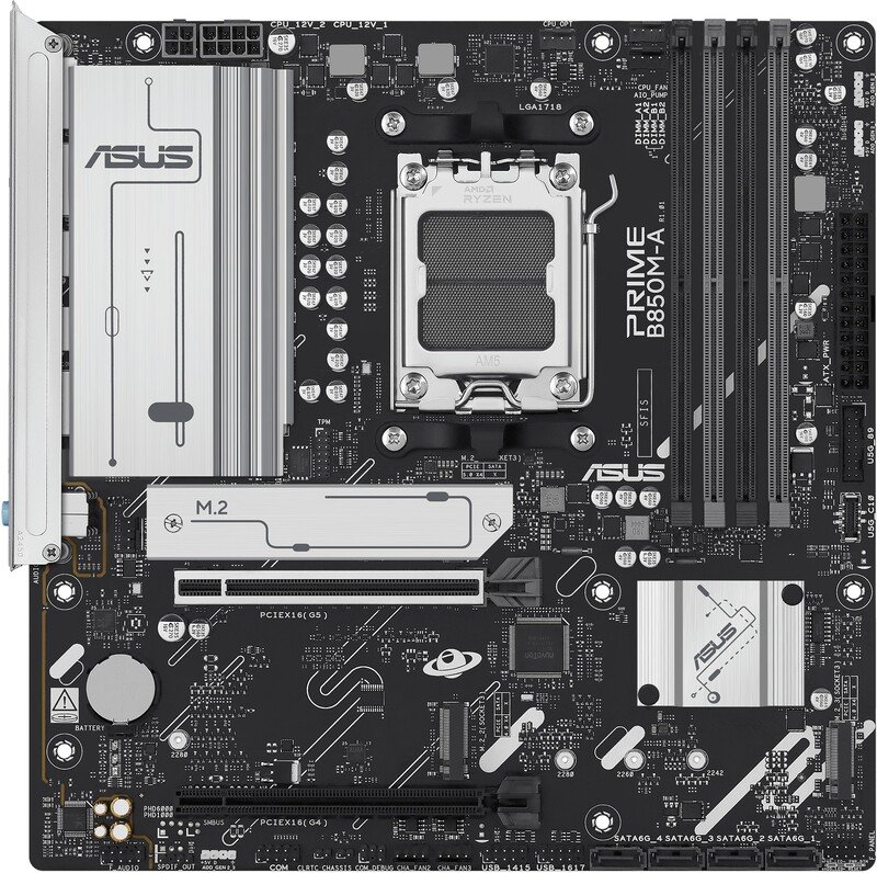 ASUS Asus Prime B850M-A-Csm Amd B850 Socket Am5 Micro Atx