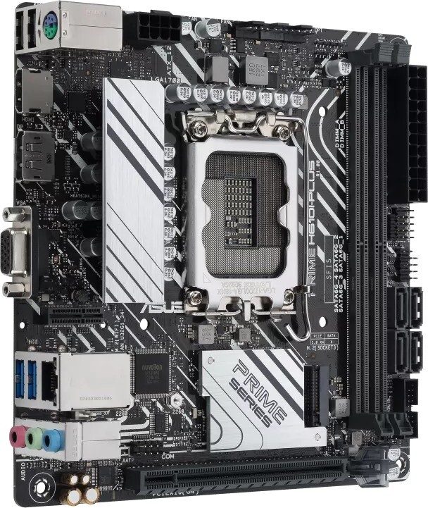 Asus prime h610i plus csm 2 orig - ASUS PRIME H610I-PLUS-CSM Moederbord