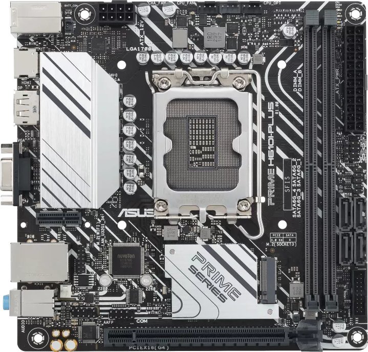 Asus prime h610i plus csm - ASUS PRIME H610I-PLUS-CSM Moederbord