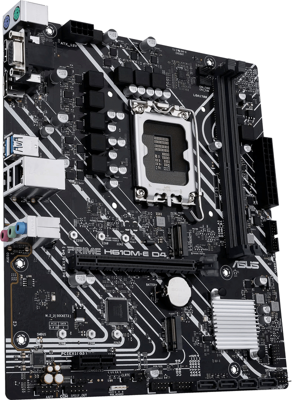 Asus prime h610m e d4 csm 2 orig - ASUS PRIME H610M-E D4-CSM Moederbord
