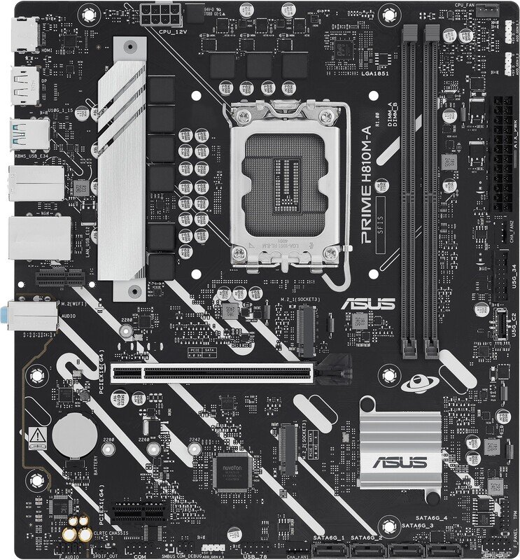 ASUS ASUS PRIME H810M-A-CSM moederbord