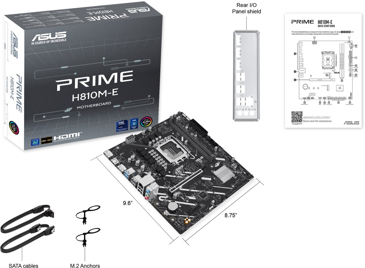 PRIME H810M-E-CSM Motherboard - afbeelding 5