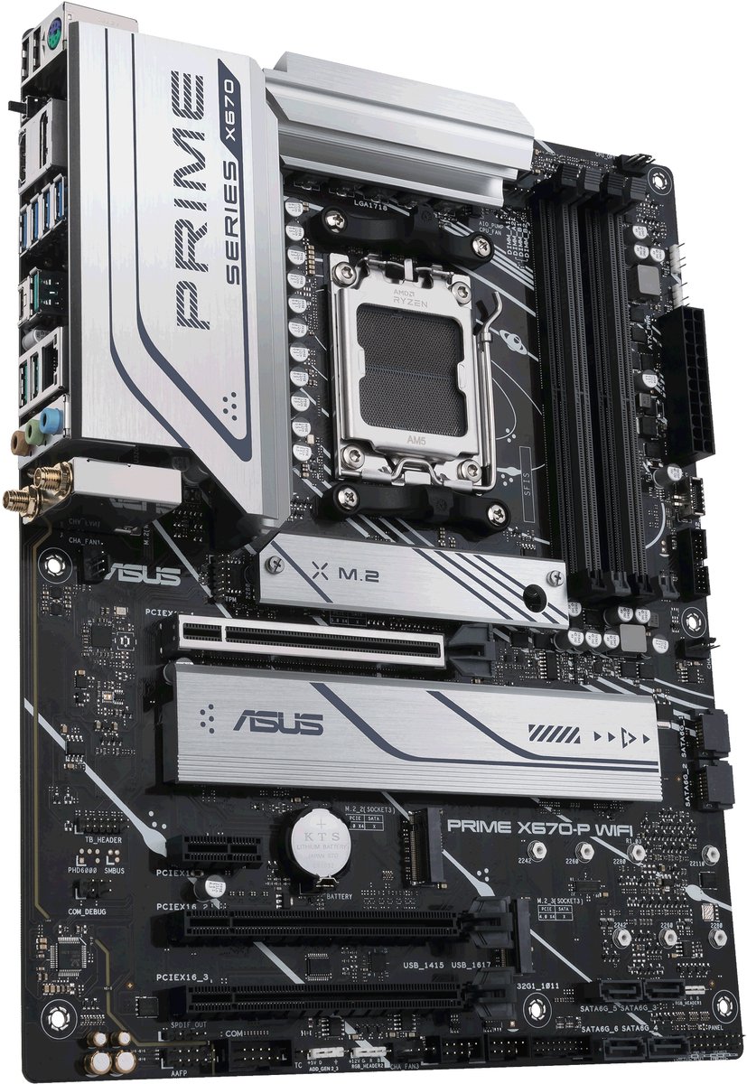 Asus prime x670 p wifi moederbord a 5 orig - ASUS PRIME X670-P WIFI Moederbord