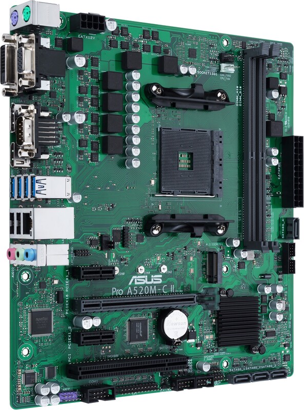 Asus pro a520m c ii csm amd 2 orig - ASUS Pro A520M-C II/CSM Moederbord