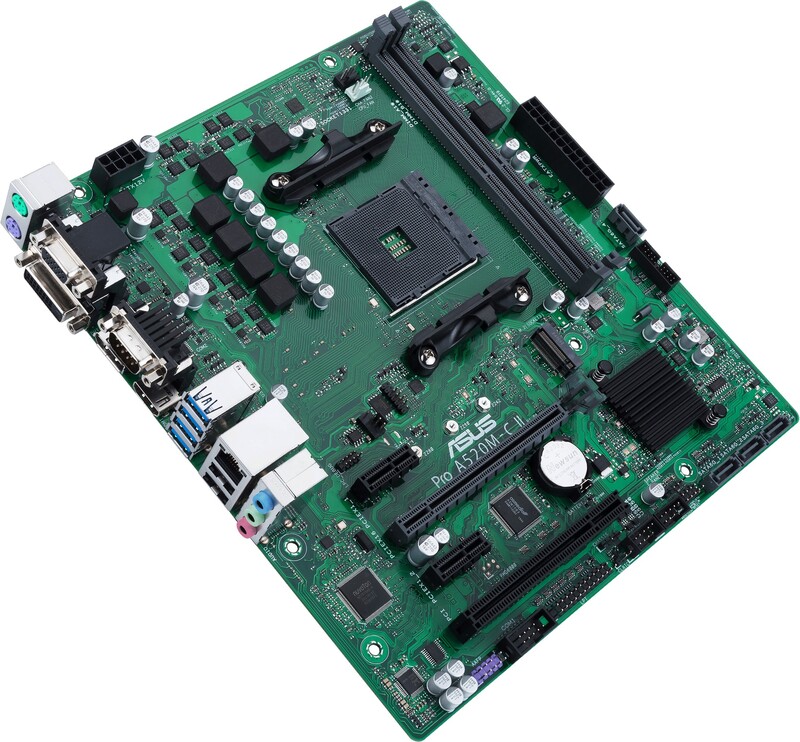 Asus pro a520m c ii csm amd 3 orig - ASUS Pro A520M-C II/CSM Moederbord