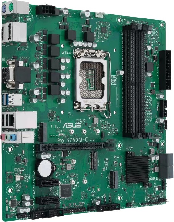 Asus pro b760m c csm voor intel 2 orig - ASUS Pro B760M-C-CSM Moederbord