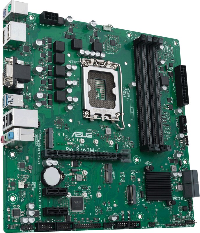 Asus pro b760m c csm voor intel 3 orig - ASUS Pro B760M-C-CSM Moederbord