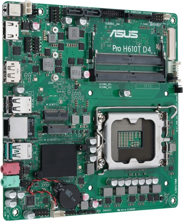 Asus pro h610t d4 csm intel h610 2 orig - ASUS PRO H610T D4-CSM Moederbord