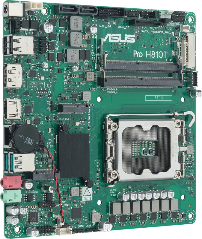 Asus pro h810t csm moederbord 2 orig - ASUS PRO H810T-CSM Moederbord