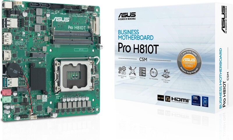 Asus pro h810t csm moederbord 3 orig - ASUS PRO H810T-CSM Moederbord