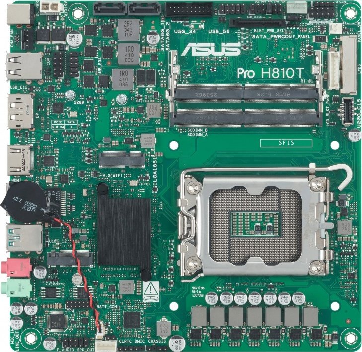 Asus pro h810t csm moederbord - ASUS PRO H810T-CSM Moederbord