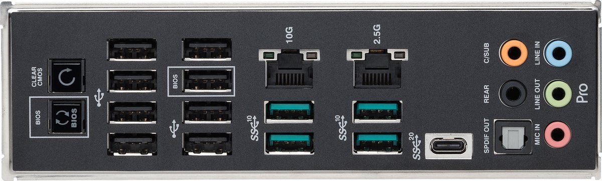 Asus Pro Ws W790-Ace - Moederbord - Ssi Ceb - Intel W790 - Lga 4677 - afbeelding 3