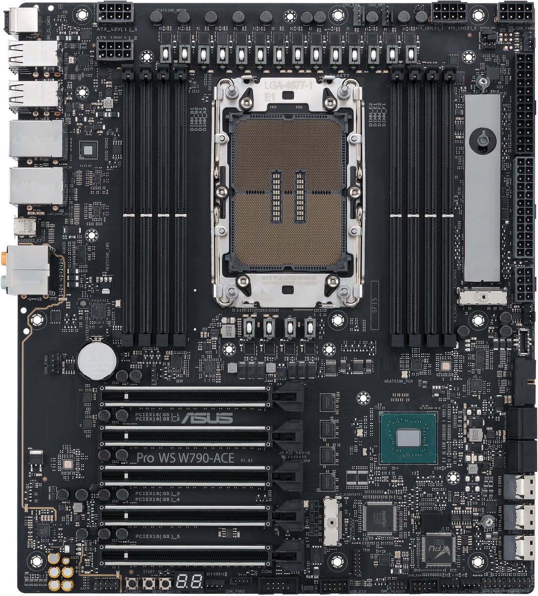 Asus Pro Ws W790-Ace - Moederbord - Ssi Ceb - Intel W790 - Lga 4677 - afbeelding 7