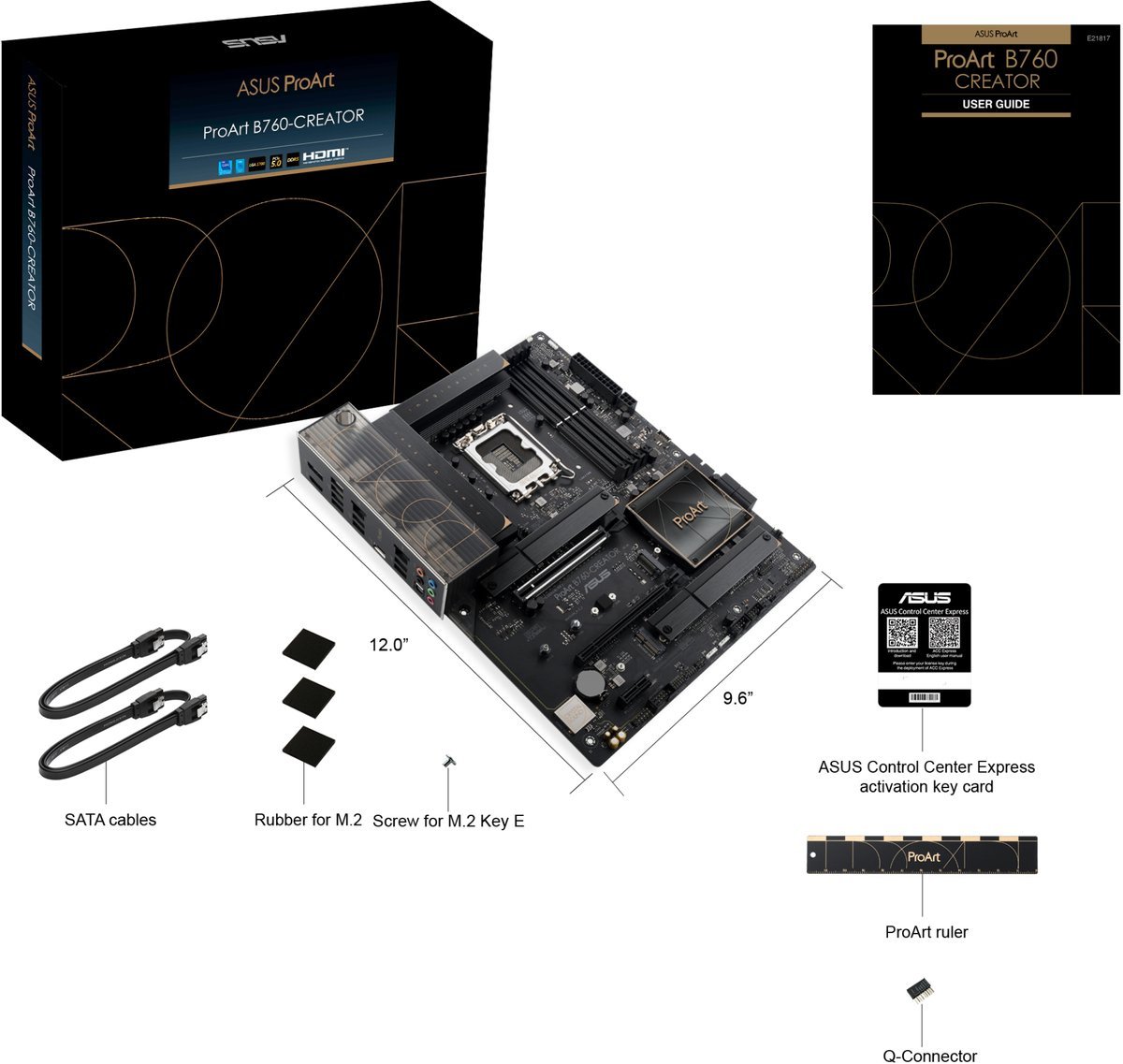 ASUS Asus Proart B760-Creator - Moederbord - Atx - Intel B760 - Lga 1700