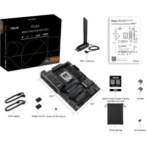 ProArt B850-CREATOR WIFI NEO AM5 ATX DDR5 Wi-Fi 7 Dual 5GbE Motherboard - afbeelding 2