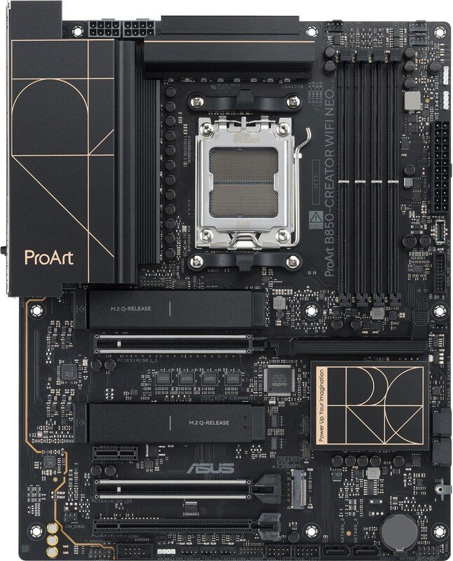 Asus proart b850 creator wifi neo m - ASUS ProArt B850-CREATOR WIFI NEO WiFi 7 Dual 5GbE Moederbord