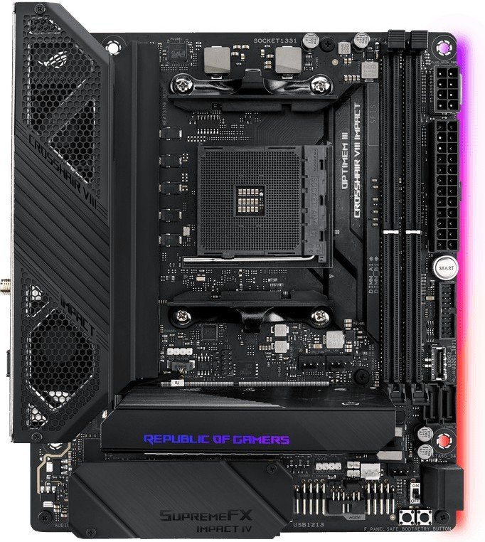 Asus rog crosshair viii impact - ASUS ROG Crosshair VIII Impact Moederbord