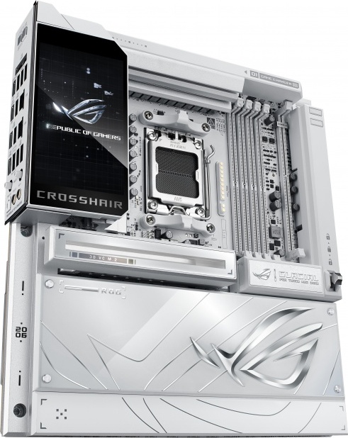 Asus rog crosshair x870e glacial mo 2 orig - ASUS ROG Crosshair X870E Glacial Moederbord
