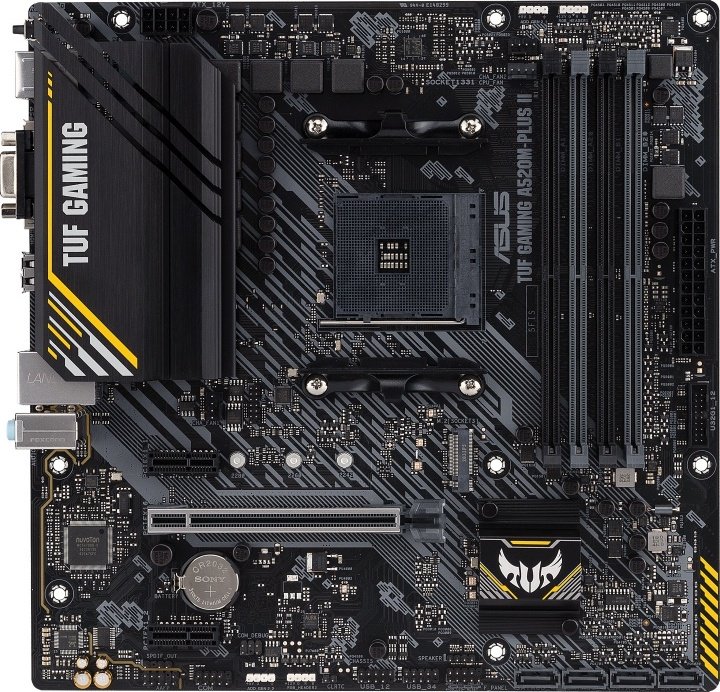 Asus tuf a520m plus ii - ASUS TUF GAMING A520M-PLUS II Moederbord