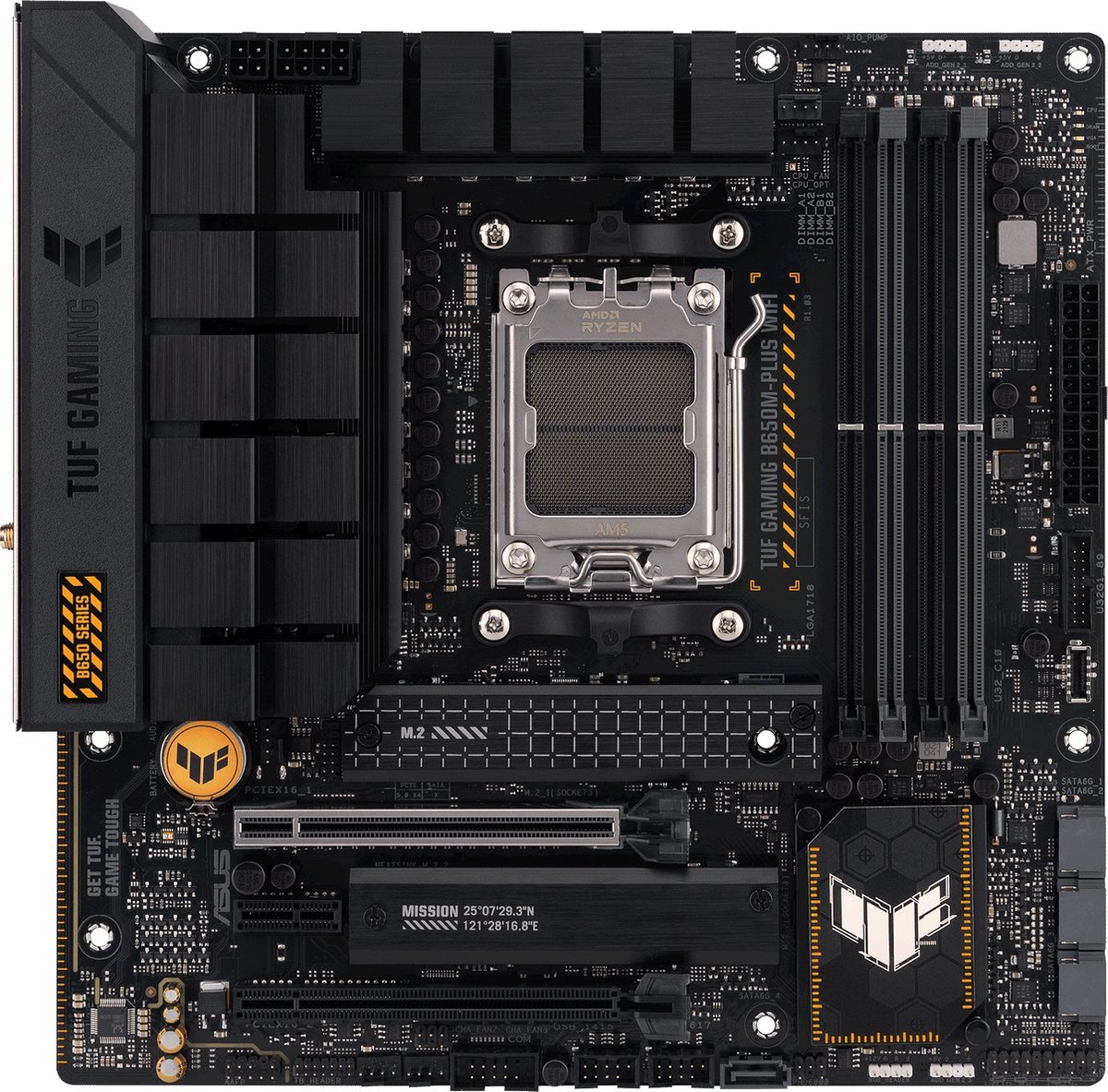 ASUS Asus Tuf Gaming B650M-Plus Wifi - Moederbord - Amd B650 - Socket Am5 - Micro Atx