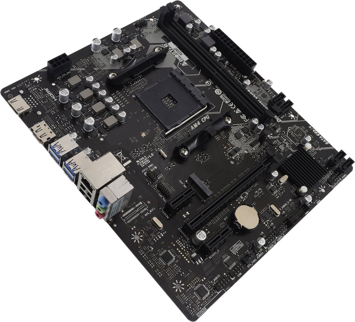 Biostar A520Mt Moederbord Amd A520 Socket Am4 Micro Atx - afbeelding 2