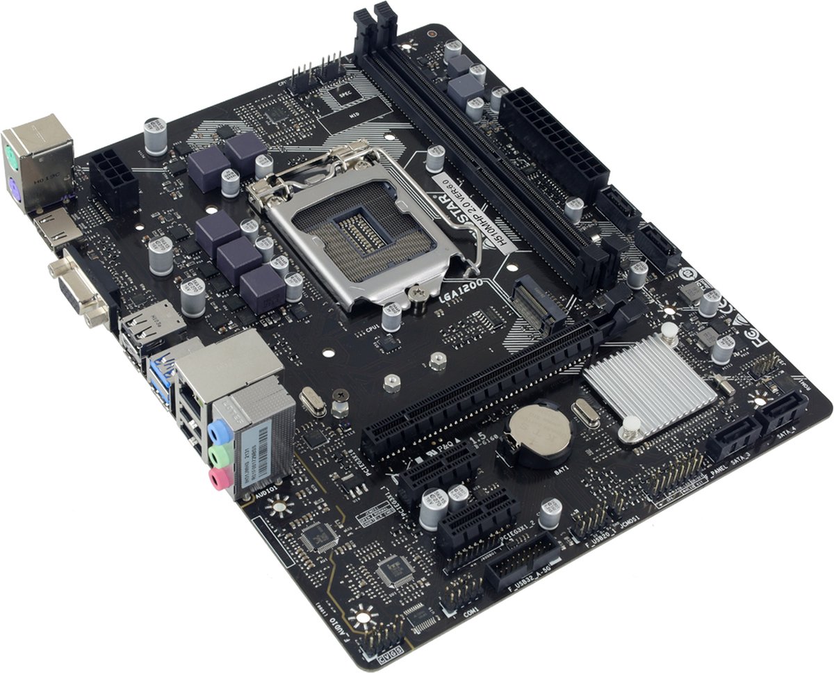 Biostar H510Mhp 2.0 Moederbord Intel H510 Lga 1200 (Socket H5) Micro Atx - afbeelding 4