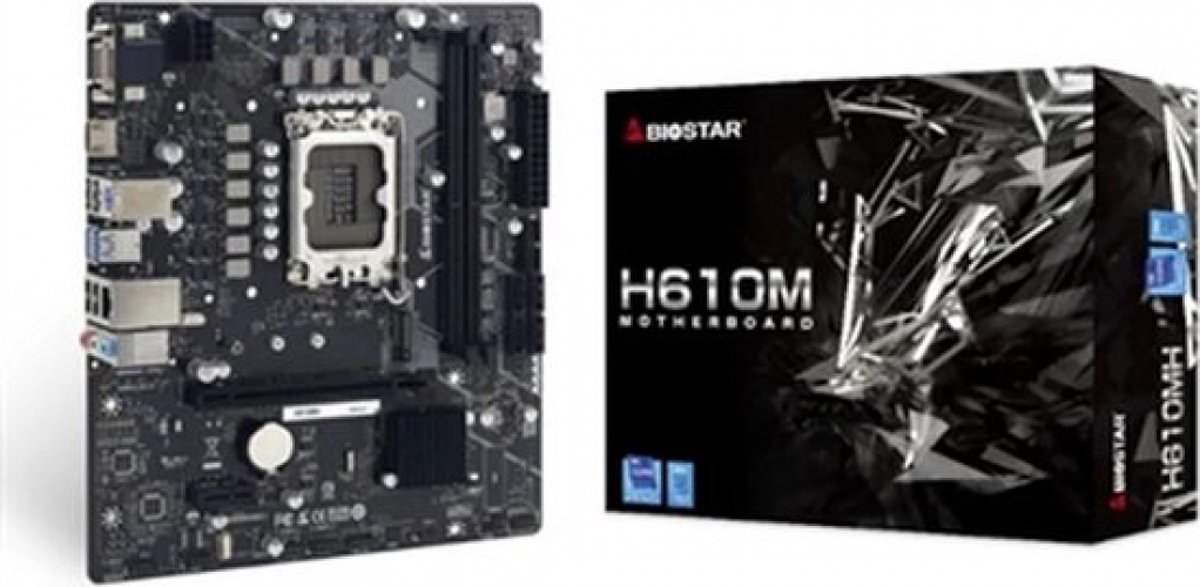 Biostar H610Mh D5 Moederbord Intel H610 Lga 1700 Micro Atx - afbeelding 6