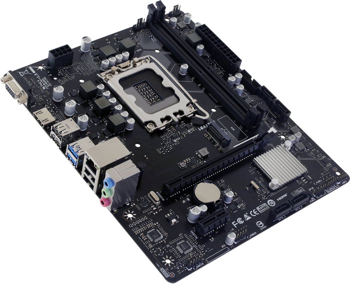 Biostar H610Mhc 2.0 Moederbord Intel H610 Lga 1700 Micro Atx - afbeelding 2