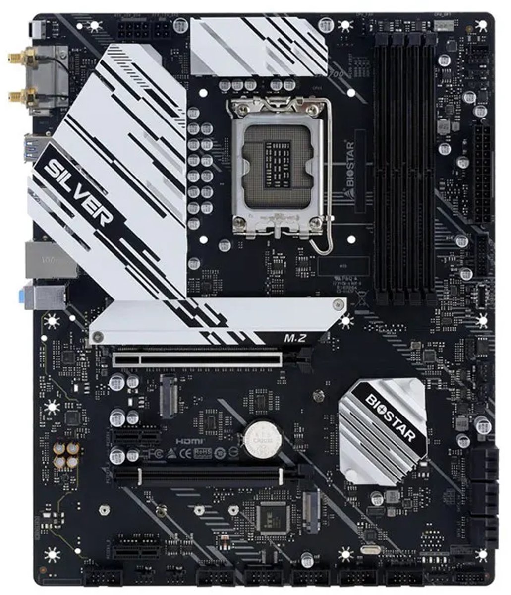 Biostar Z790A-Silver Moederbord Intel Z790 Lga 1700 Atx - afbeelding 9